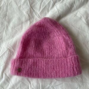 Sandro Vibrant Pink Knit Hat
